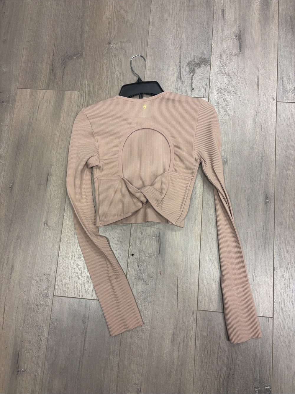 Spiritual Gangster Ribbed Long-Sleeve Crop Top - Picture 5 of 9